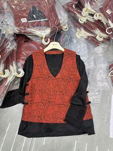 MXG正品冬季新款韩版时尚设计感小香风马甲