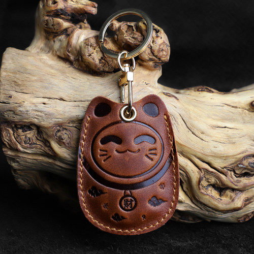 原创手工真皮卡通门禁卡套