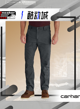 Carhartt 卡哈特 102802春夏薄款双膝打褶立体帆布多口袋工装长裤