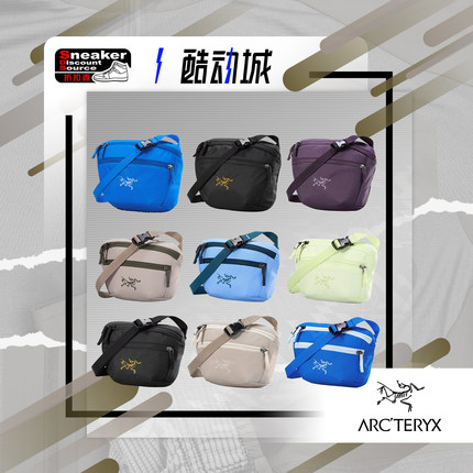 ARC'TERYX 始祖鸟 Mantis 1 2 男女刺绣轻量腰包登山斜挎包