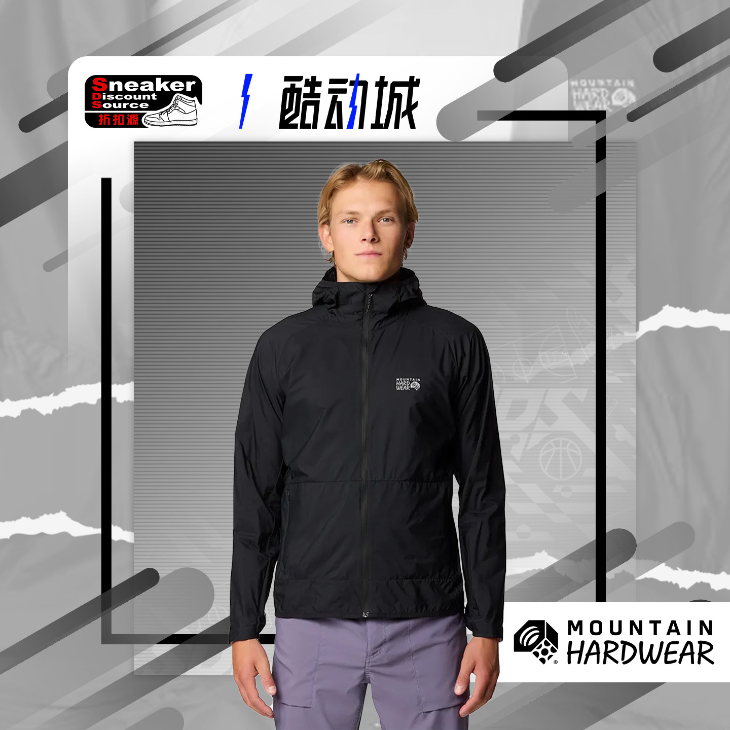 MountainHardwear户外防风衣