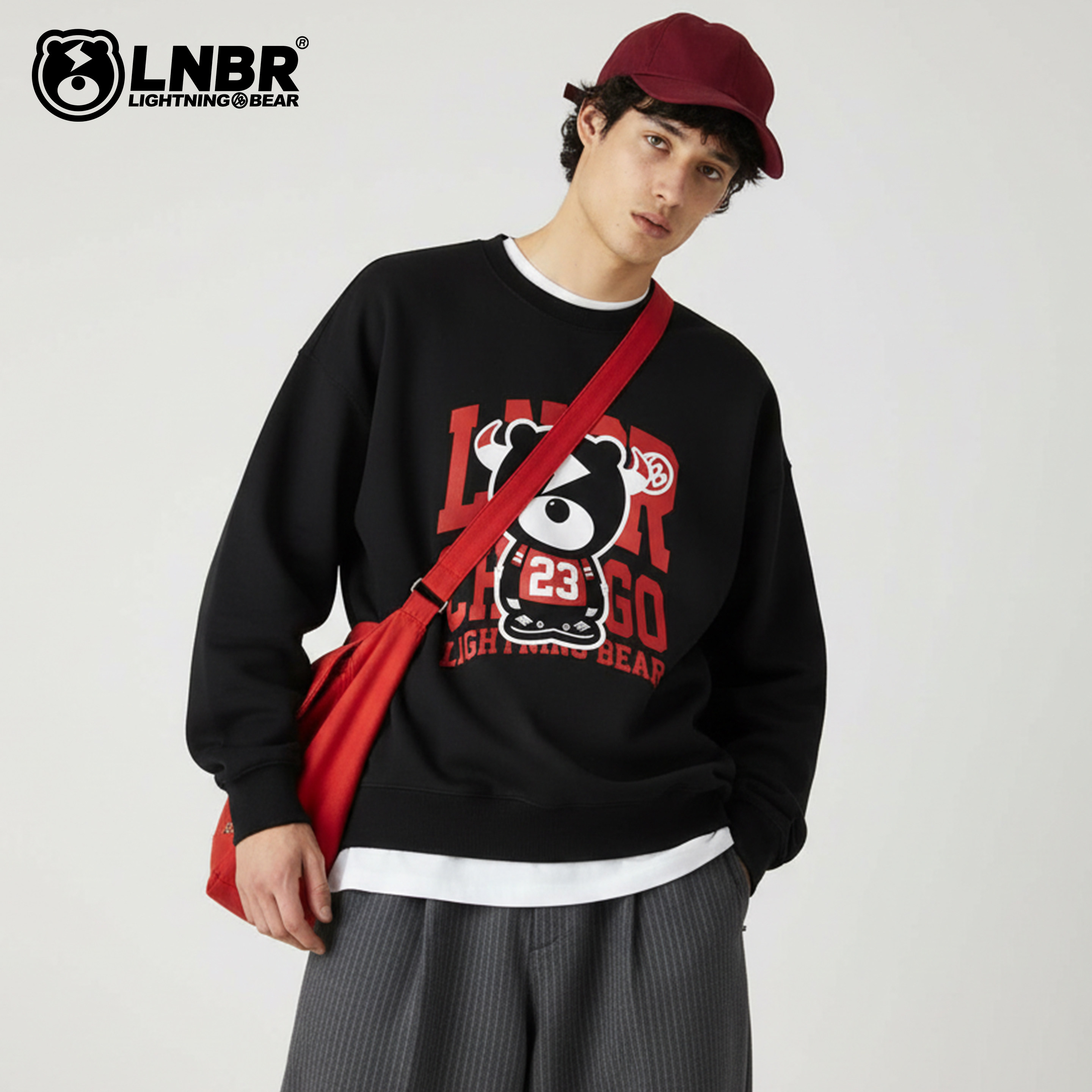 LNBR大码加肥加大宽松型卫衣潮牌