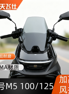天飞仕适用于2025款九号M5加高风挡M5100/125/200护胸改装防风挡