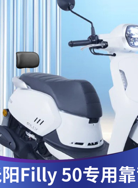 天飞仕适用于光阳 Filly50靠背改装 Filly50配件腰靠带人后靠背