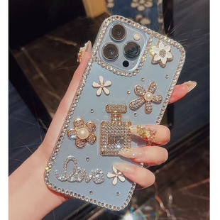 轻奢oppoReno12镶钻手机壳潮Reno11pro+带钻石闪9se全包Reno10保护套A98防摔findx7软硅胶套A96水晶4网红女5K