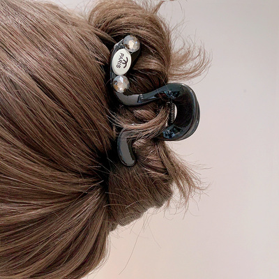 高级感法式U形抓夹发饰