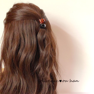 日韩网红发量少小抓夹发夹简约韩国百搭发饰碎发边夹刘海侧边发卡