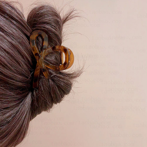 简约抓夹OLACC树脂百搭发夹日韩