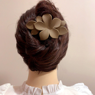 简约百搭一字发夹女秋冬新款 抓夹后脑勺盘发神器夹子横夹发卡发饰