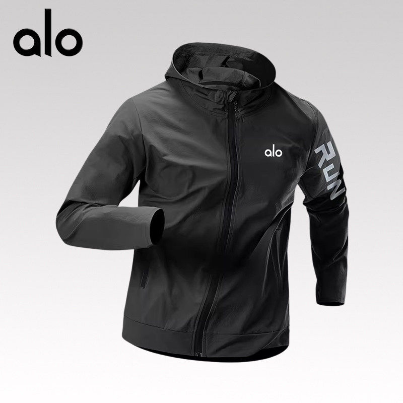 AloYoga.【官网正品】运动风衣外套男春季跑步防风防雨