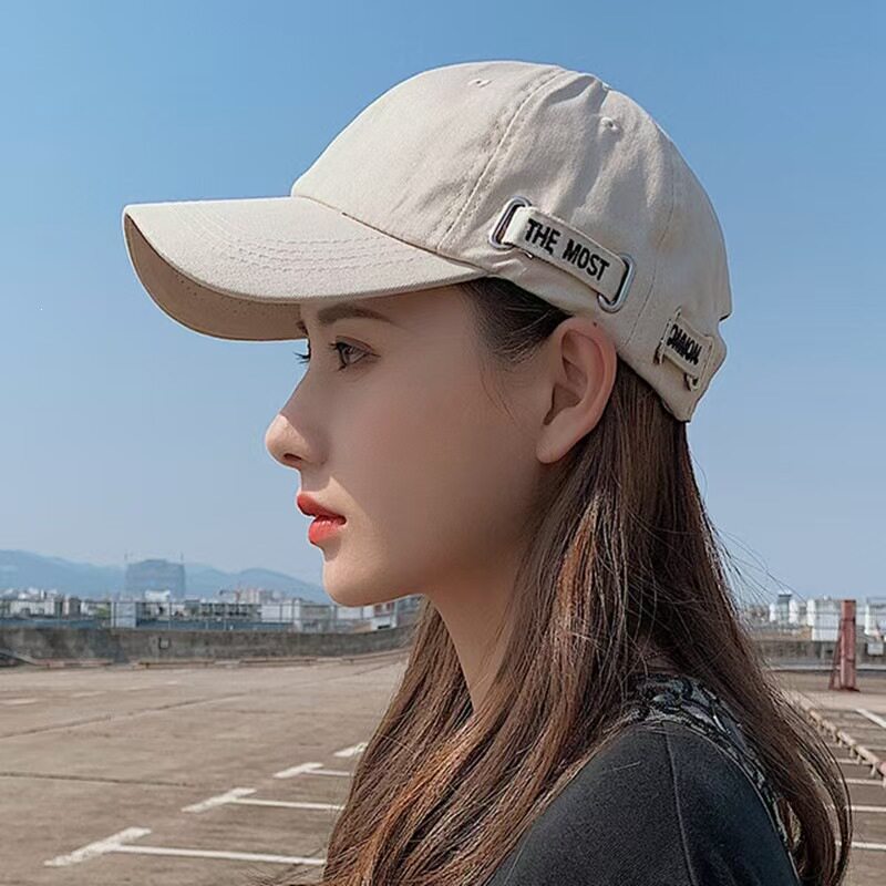 帽子女夏季鸭舌帽韩版休闲百搭春秋学生刺绣太阳遮阳棒球帽旅游潮