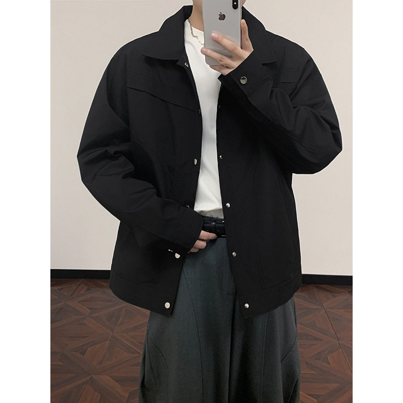 宅男社2026春装新款现货夹克外套男宽松大码潮流个性青少年宽松