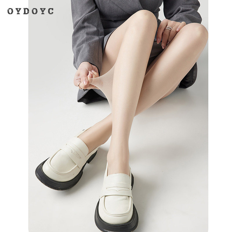 0D超薄款自然肤色丝袜夏季女生显瘦性感夜店防勾丝连裤袜超透黑丝