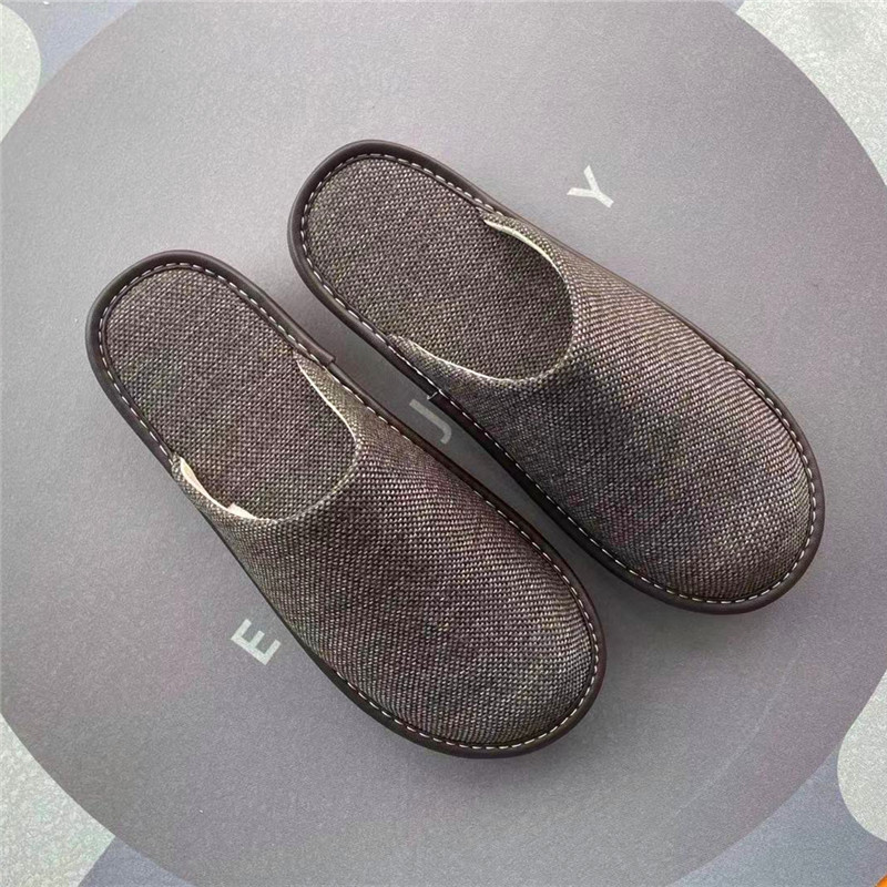 包头布艺拖鞋春秋夏季木地板防滑