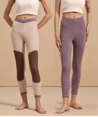 意大莱加厚混纺女士驼绒贴片