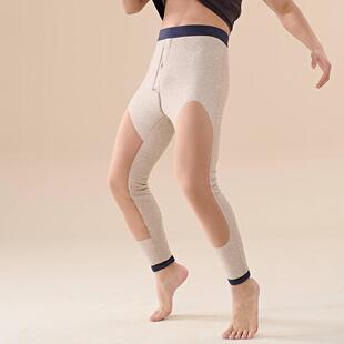 意大莱男士3层驼绒羊毛高腰-25°C贴身加厚加绒护膝棉保暖裤4690