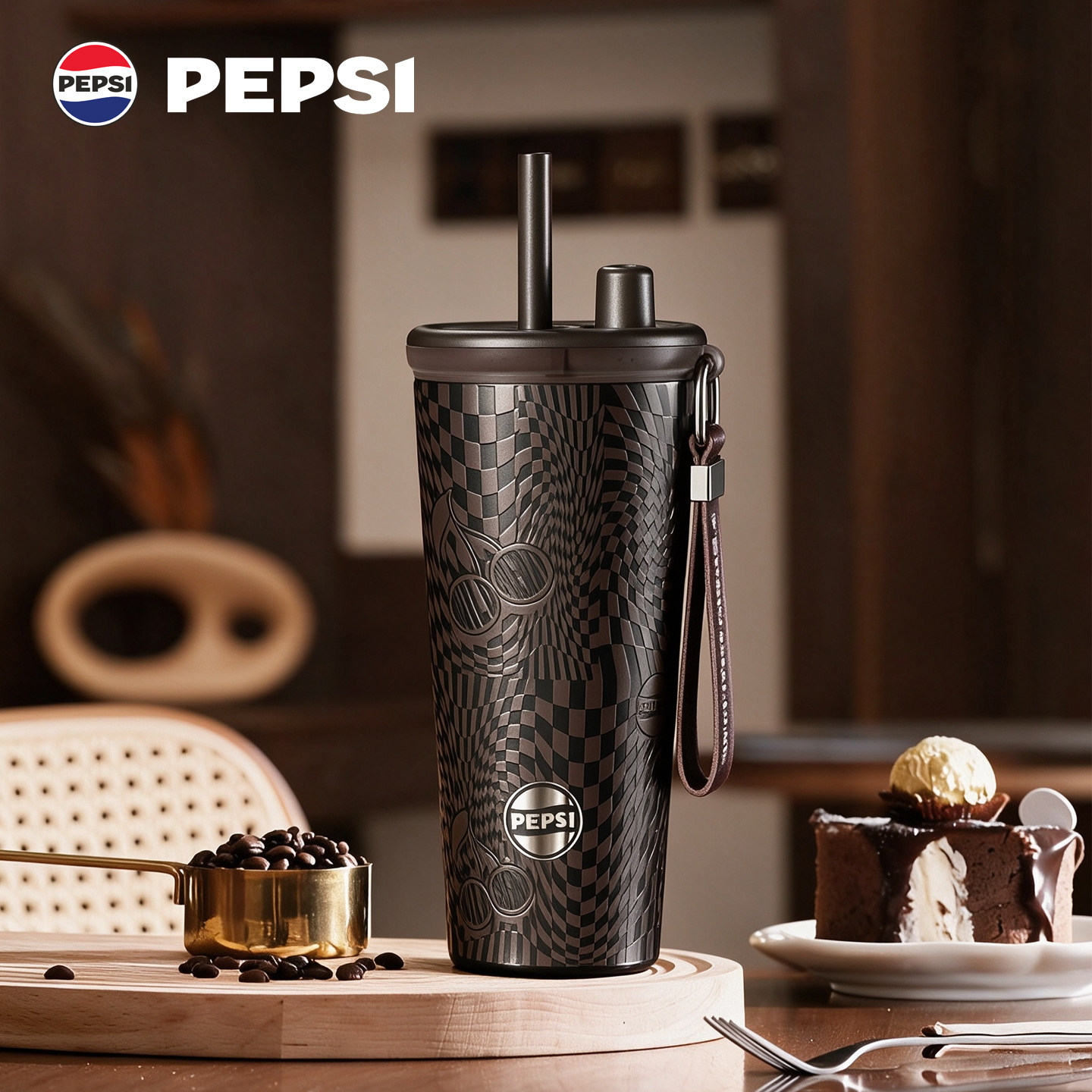 百事Pepsi3D潮印保温保冷杯