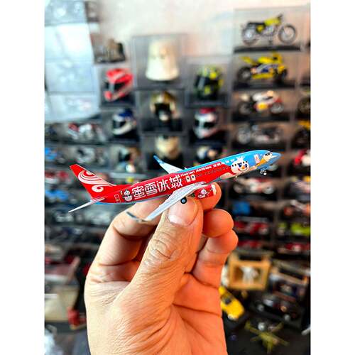 NG1：400比例合金飞机波音737-800海南航空蜜雪冰城模型礼品藏品
