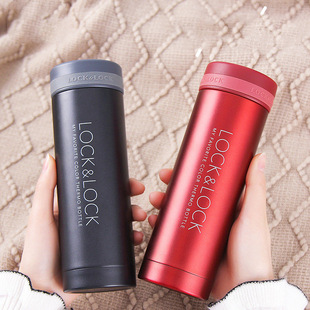 乐扣保温杯300ml不锈钢女迷你商务水杯直身杯水杯LHC560/LHC561