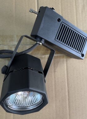 12V220V50W卤素射灯传统石英灯八角轨道射灯迷你柜台灯具PHL2014