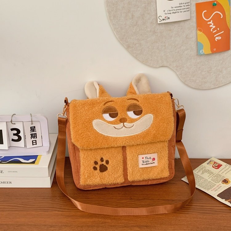 疯狂动物尼克朱迪可爱卡通背包