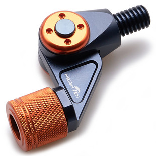 HEIGHTEN海腾抄网支架转换头铝合金网头折叠器海钓抄网接头接口