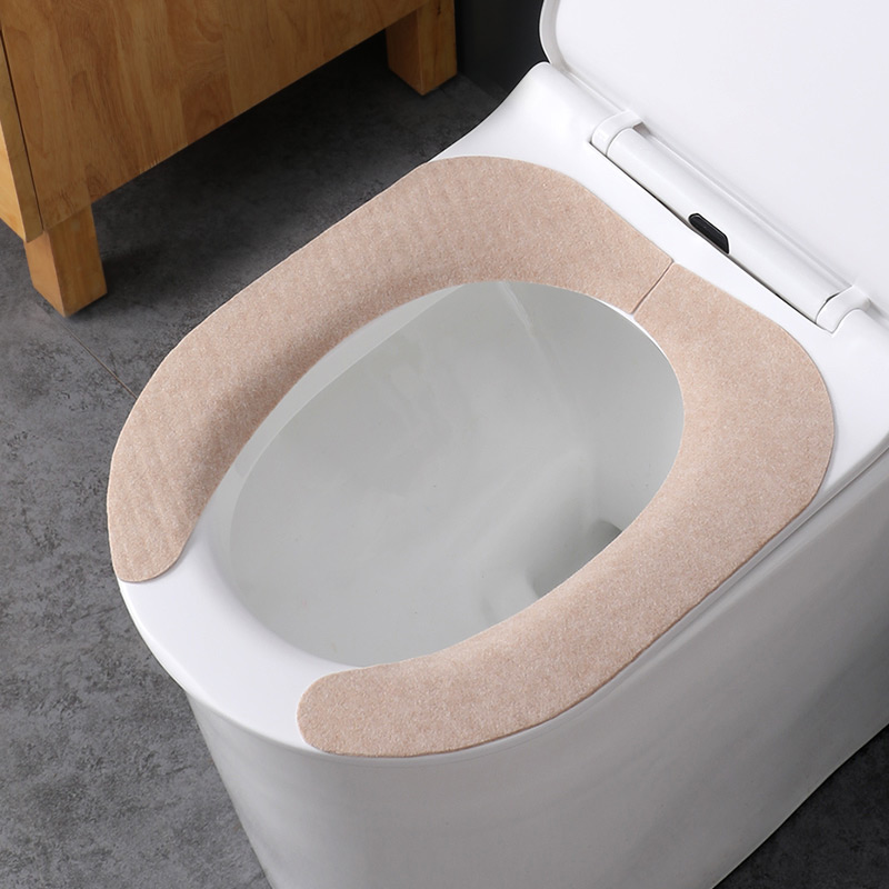 进口家用马桶坐垫子防水马桶贴粘贴式冬季坐便器套圈