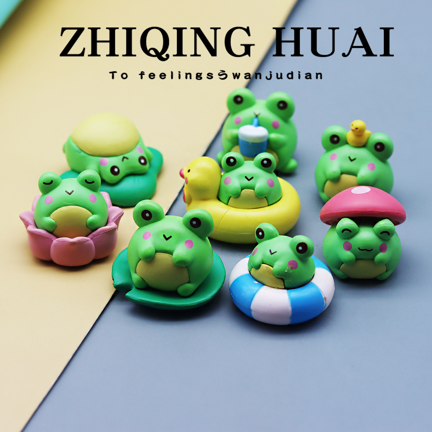 独立盲袋迷你小青蛙戏耍公仔玩具