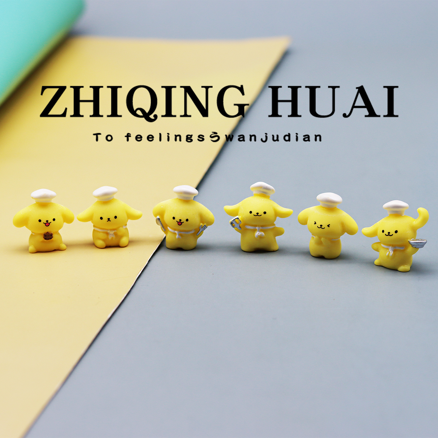 独立盲袋布丁狗微缩迷你可爱厨师