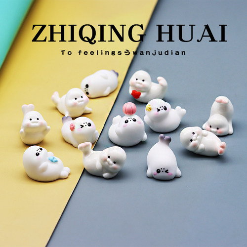 独立盲袋微缩迷你海豹狮仿真动物