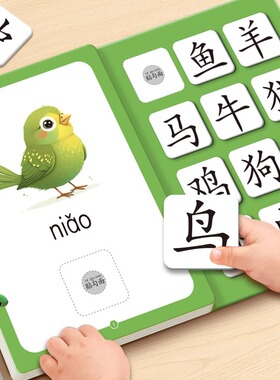 识字书幼儿认字启蒙早教安静书儿童识数字卡片全套幼儿园宝宝认知