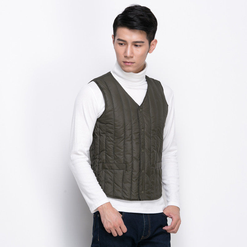 Débardeur homme gilet en nylon pour hiver - Ref 1588696 Image 3