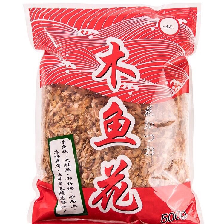 木鱼花日本寿司食材章鱼小丸子材料鲣鱼柴鱼片500g无添加商用包邮