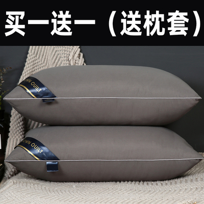 五星级酒店专用枕头芯护颈椎助睡眠套装家用一对枕头套和枕芯一套