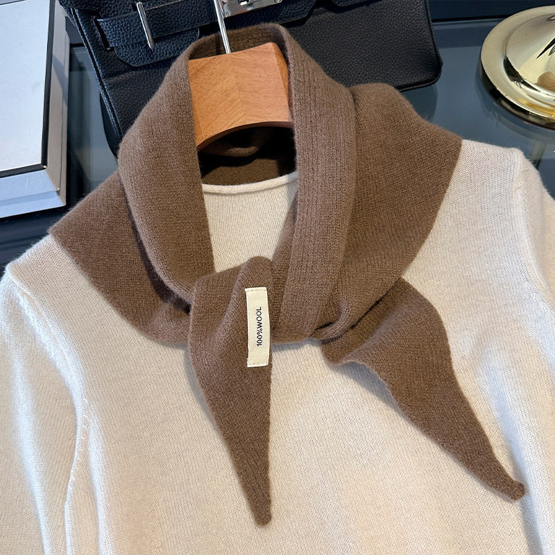 纯色羊毛针织三角巾披肩女秋冬季保暖护颈围脖多功能百搭小围巾女,女士内衣/男士内衣/家居服,睡衣/家居服套装,淘宝优惠券,粉丝福利购,淘宝优惠卷