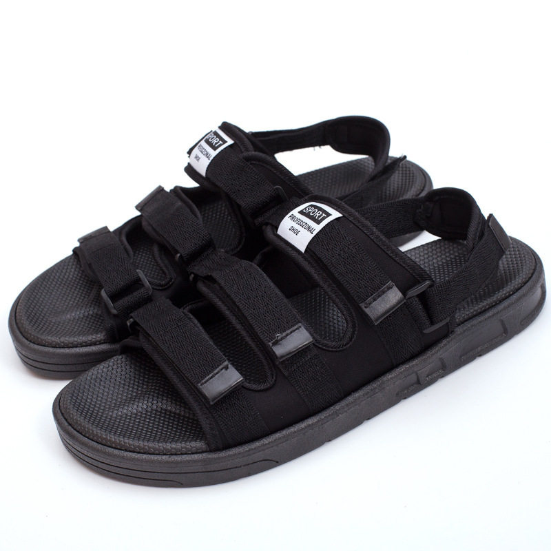 SANDALS MENS 2024 NEW SUMMER WEAR THICK-SOLED CASUAL TEEN DRIVING SPORTS BEACH INS TRENDY SHOES