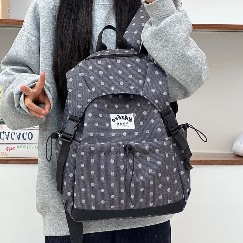 日系高中生书包女大学生清新双肩包韩版原宿初中小学生大容量背包