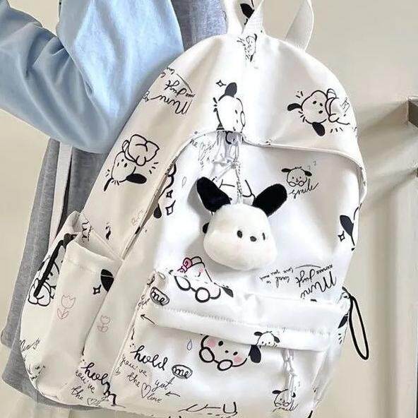 小众帕恰狗少女书包初中生ins软妹背包女高中学生大容量双 肩包女