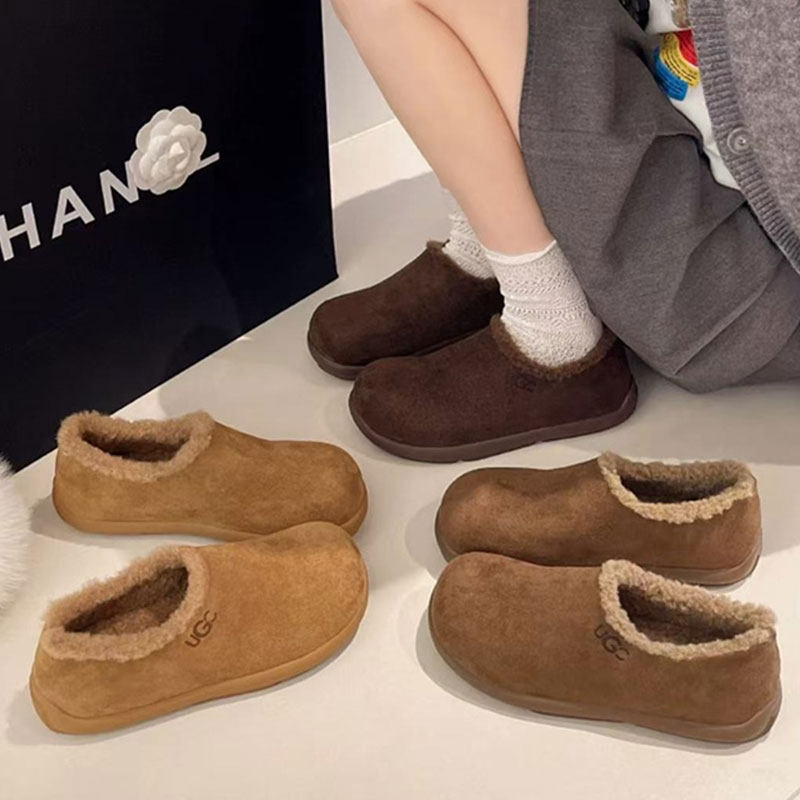 厚底加绒豆豆勃肯鞋女2025新款冬季外穿小土豆雪地靴保暖毛毛棉鞋,女鞋,勃肯鞋/软木鞋,淘宝优惠券,粉丝福利购,淘宝优惠卷