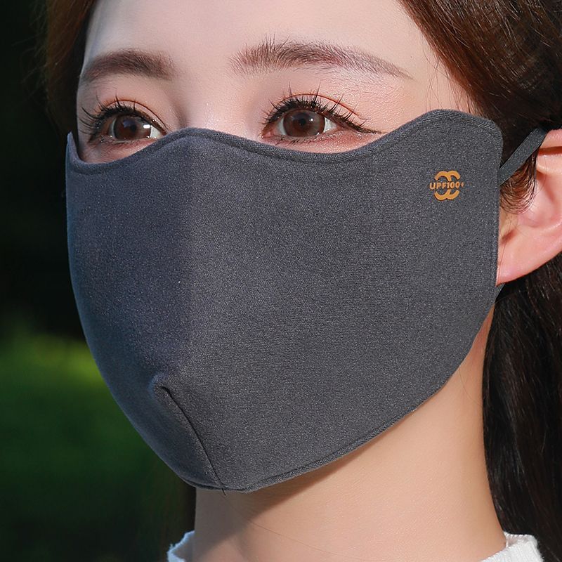 无痕保暖口罩女秋冬百搭2025新款高颜值加厚防风寒骑行面罩男透气