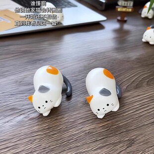 网红发条翻滚小猫咪手动上弦卡通可爱仿真小猫猫解压益智创意玩具