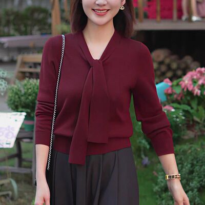 广州十三行大朗毛衣不起球正品春秋针织衫打底衫深圳南油女装上衣