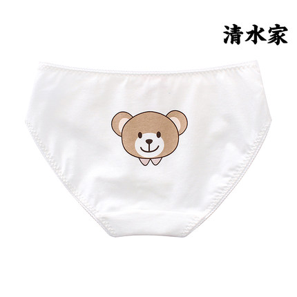 【小熊胖次】bear蝴蝶结纯棉小熊内裤女  可爱纯棉动漫软妹大码萌