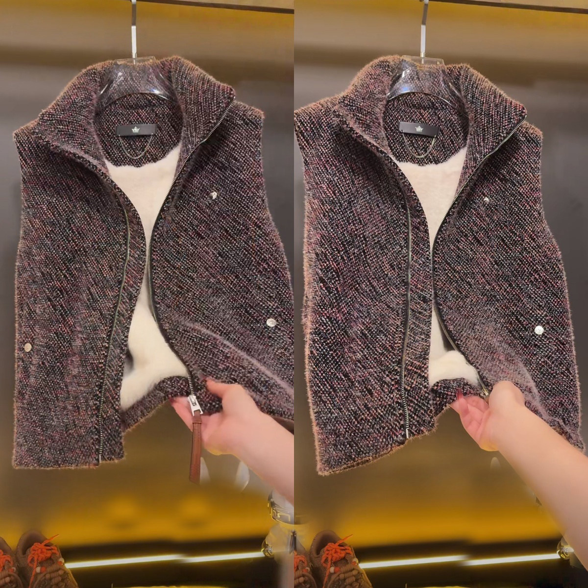 【CCM】MY-28186新款男士马甲高奢百搭潮流加绒马甲,男装,常规马甲,淘宝优惠券,粉丝福利购,淘宝优惠卷