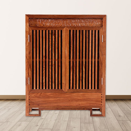 刺猬紫檀红木禅意新中式风储物柜