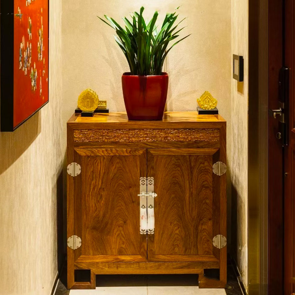 新中式风花梨木储物柜鞋柜收纳柜