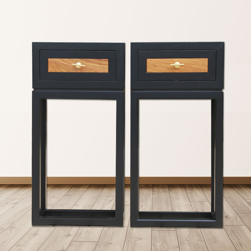 新中式风刺猬紫檀鸡翅木盆景架