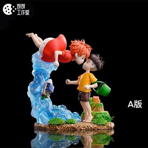 梦想小镇 饼饼工作室 波妞 宗介 限量手办雕像现货