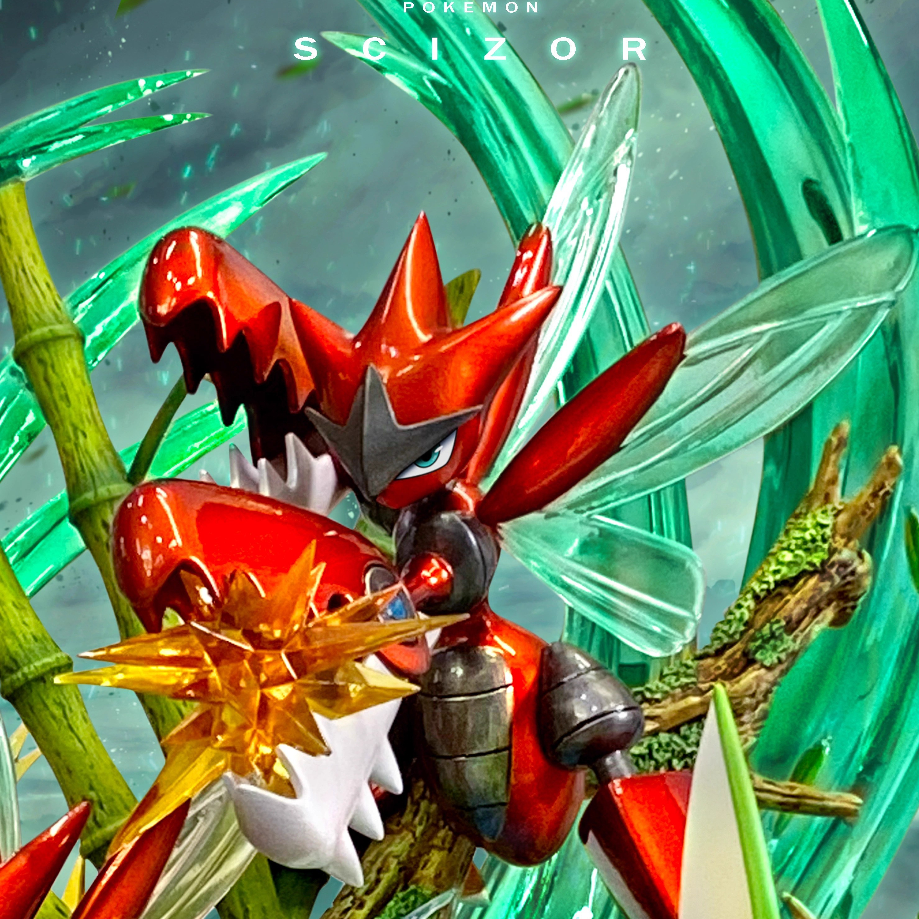 PPAP 飞天螳螂 巨钳螳螂 口袋妖怪 限量gk手办