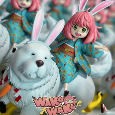 WakuWaku 兔年阿尼亚手办GK现货